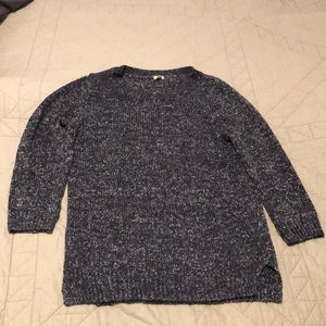 J. Crew Factory blue and white sweater